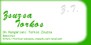 zsuzsa torkos business card